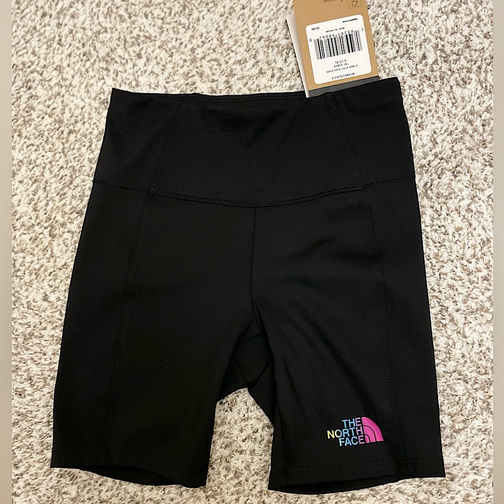 NWT Girls biker shorts The North Face